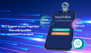 Introducing touchBot, your new digital assistant!