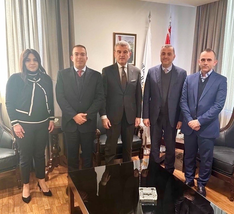touch shares with Minister of Industry Joe Issa Khoury ways of cooperation with the industrial sector
